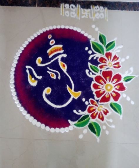 simple and easy rangoli designs with dots for home