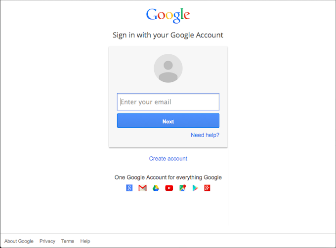 Sign in to Google Account 