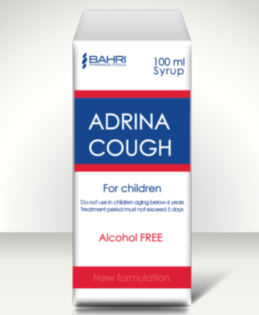 دليل الأدوية العربي adrina cough شراب