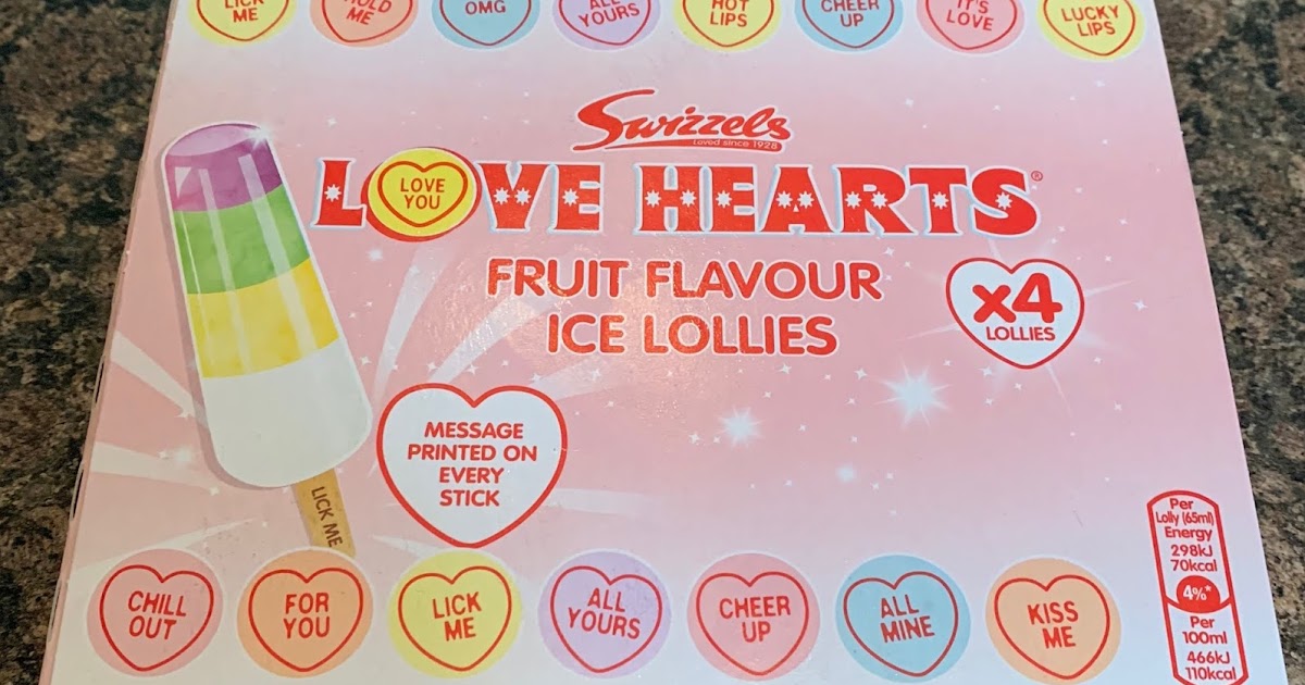 FOODSTUFF FINDS Swizzels Love Heart Ice Lollies (Asda) By Cinabar