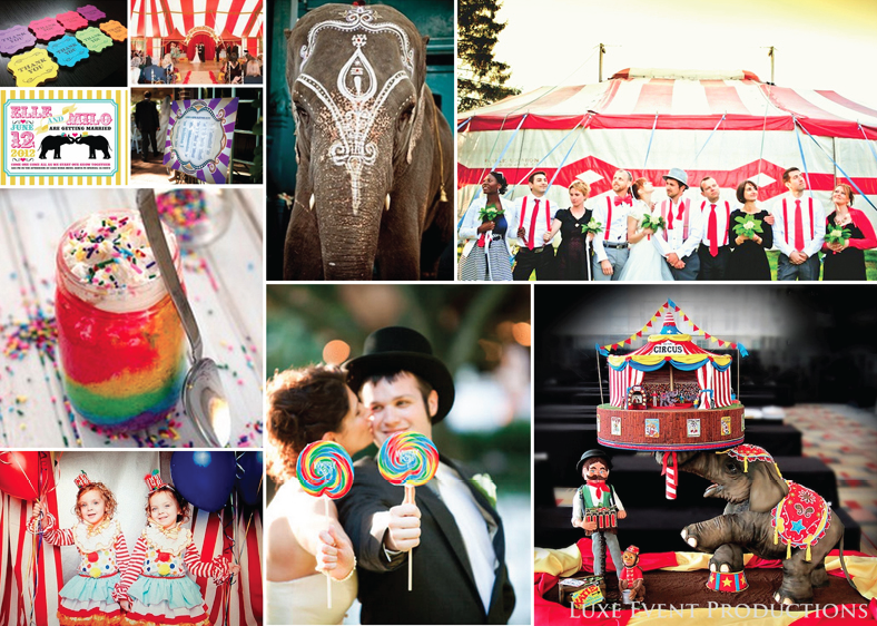 circus+themed+wedding