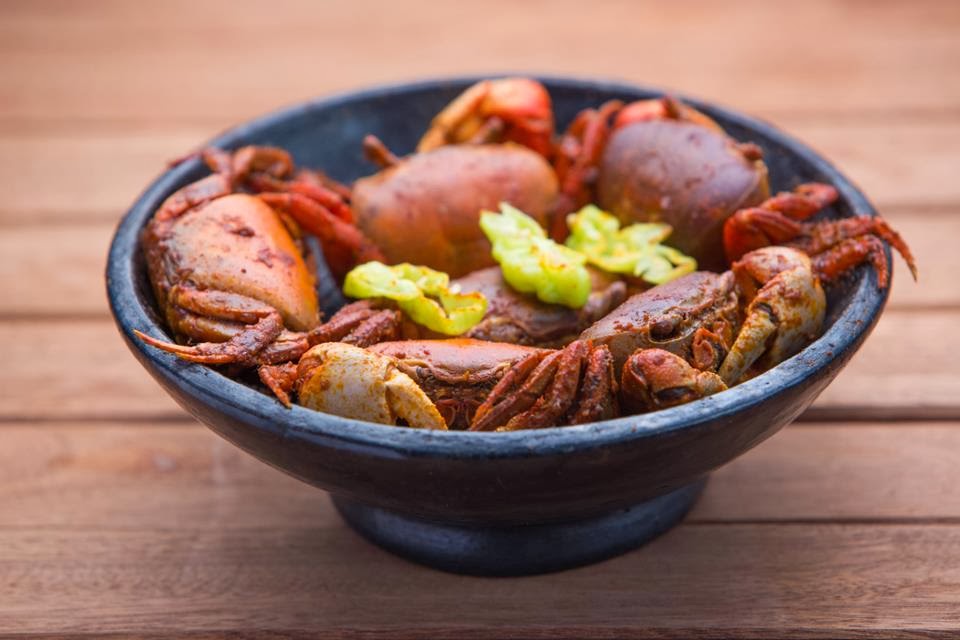 Ghana Rising Why not check out the fresh Crabs at Mamaga Restaurant in