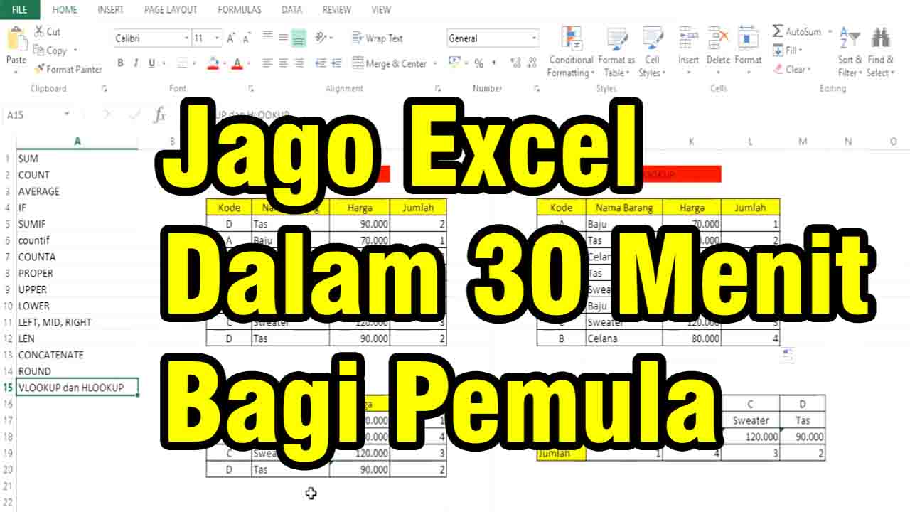 Rumus Dasar Microsoft Excel yang Wajib Dikuasai Oleh Pemula