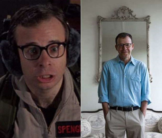 Os atores do filme Os Caça-Fantasmas antes e depois