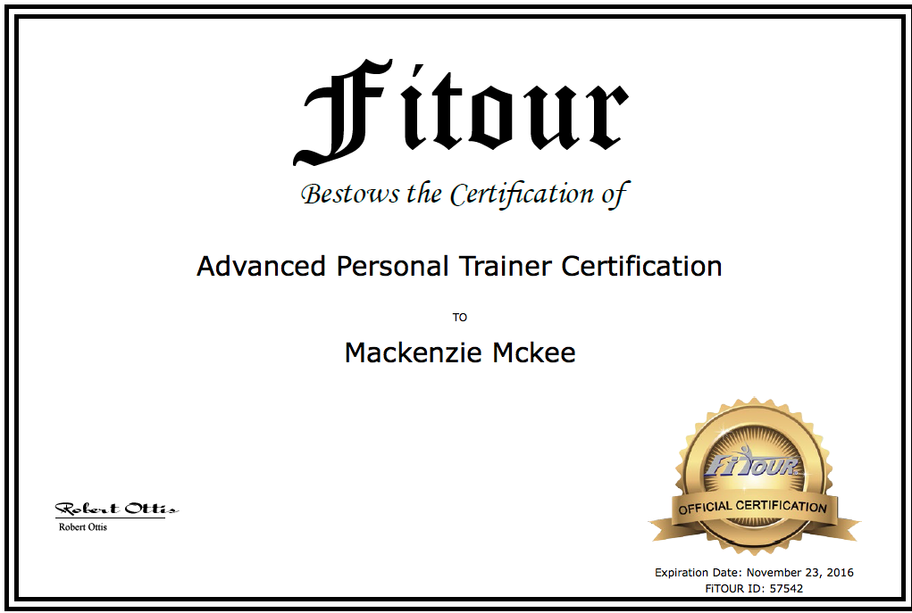 Certificate of Advanced Training. AMFPT сертификат personal Trainer. Personal Hygiene Practices Training Certificate.