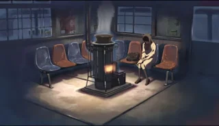 5 Centimeters per Second Akari setia menunggu Takaki di stasiun