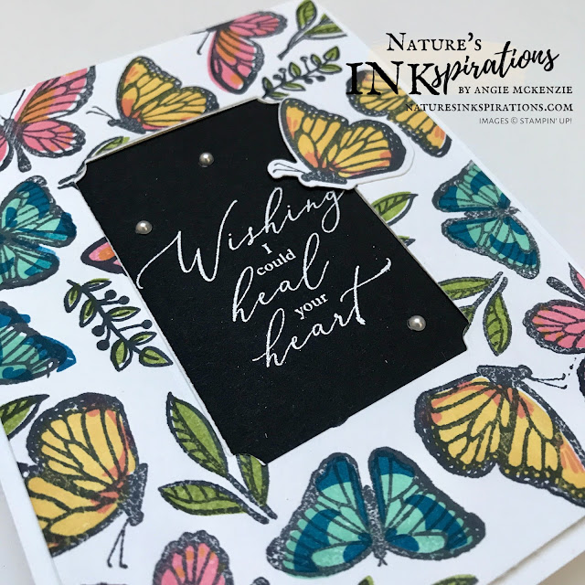 By Angie McKenzie for the Third Thursdays Blog Hop; Click READ or VISIT to go to my blog for details! Featuring the Floating & Fluttering Bundle along with the Enjoy the Moment stamp set and Oh So Ombre DSP and Heal Your Heart stamp set both can be earned individually as Level 1 SAB rewards through the end of February 2021; these items from Stampin' Up! are great for creating quick handmade cards; #butterflies #naturesinkspirations #alloccasioncards #nature #floatingandflutteringbundle #healyourheartstampset #enjoythemomentstampset #ohsoombredsp #usingscraps #sympathycards #justanotecards #stampinup #basicwhitecardstock #makingotherssmileonecreationatatime