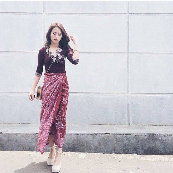  Model Gaun Kebaya Remaja  Dress Panjang Pendek Simple 