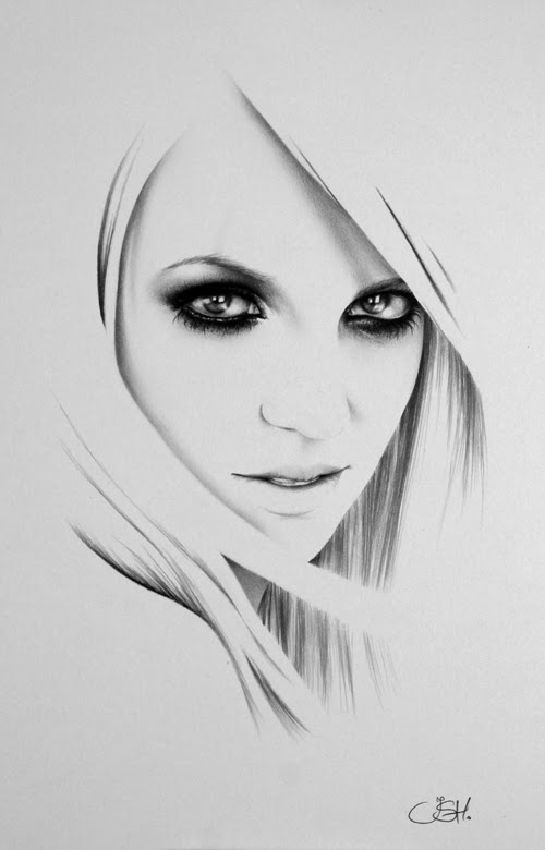 04-Artist-Ileana-Hunter-Minimalist-Hyper-Realistic-Portraits-www-designstack-co