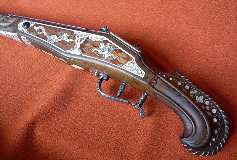 Contemporary Makers 1580 Wheel Lock Pistol by Bolek Maciaszczyk
