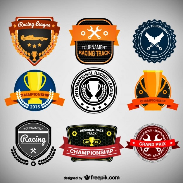 bahan mentahan logo racing siap edit