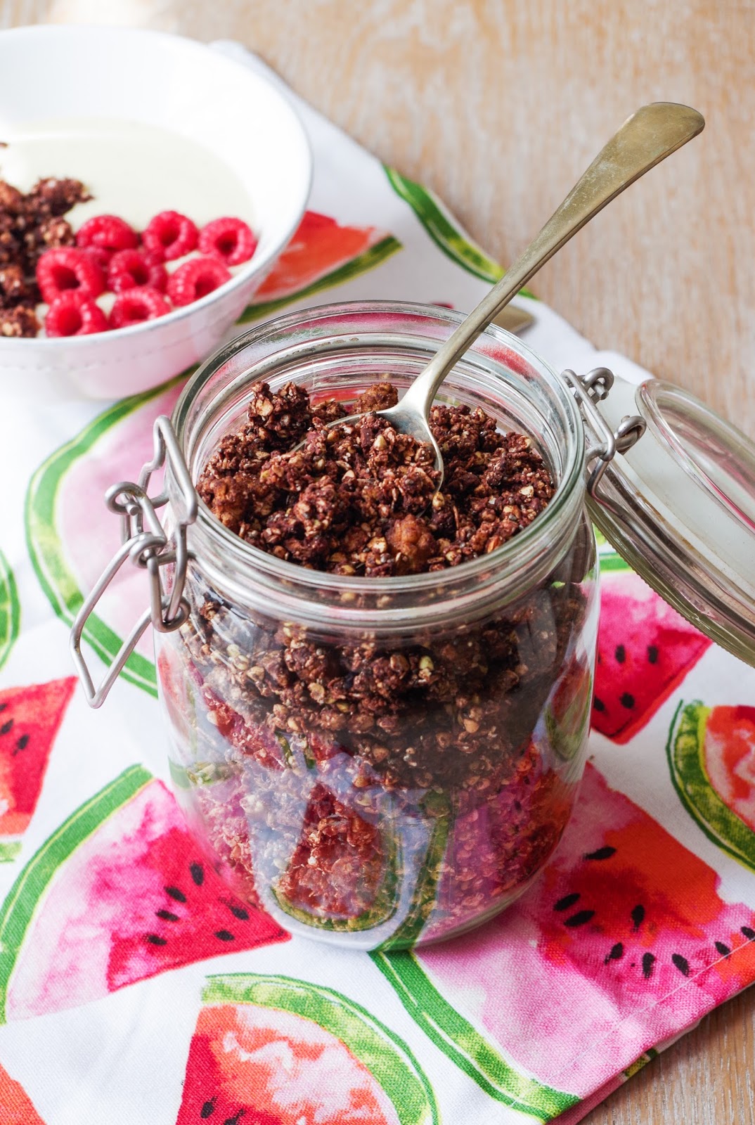Chocolate Hazelnut Buckwheat Granola Euphoric Vegan