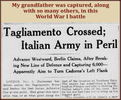 This Nov. 7, 1917 New York Tribune headline is my grandfather's story.