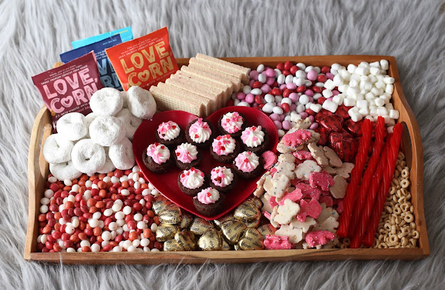 Valentine's Day Snack Board