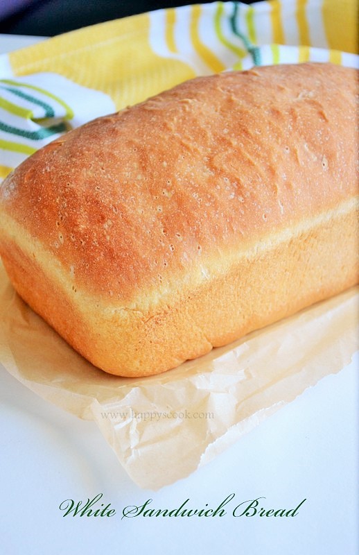 White Sandwich Bread Recipe Basic White Bread Homemade simple white