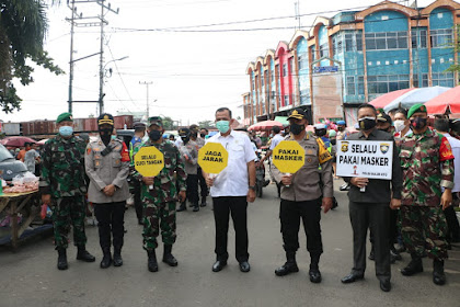 Kapolda Kampanyekan Penggunaan Masker Serentak di 17 Polres Jajaran Polda Sumsel