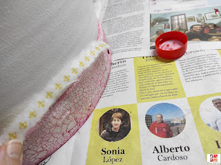 lechera con craquelado