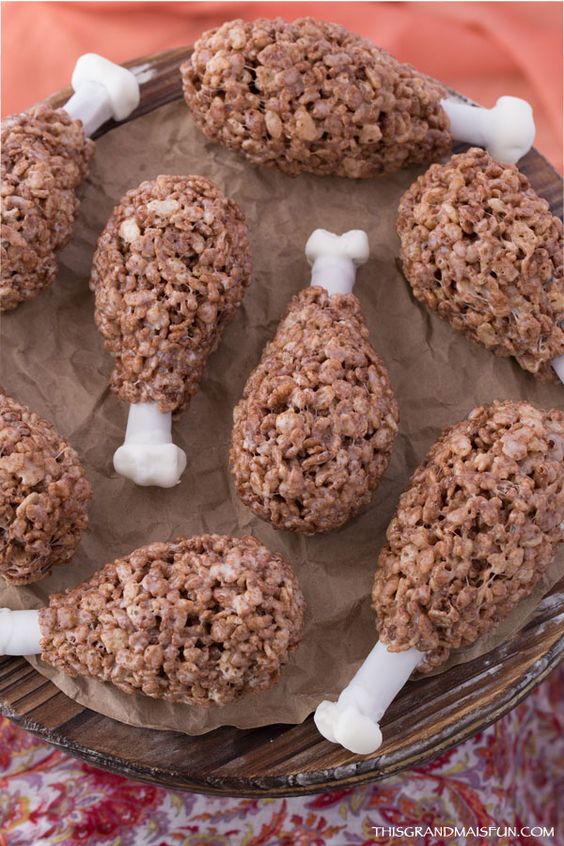 Rice Krispie Turkey Drumsticks Easy Recipes