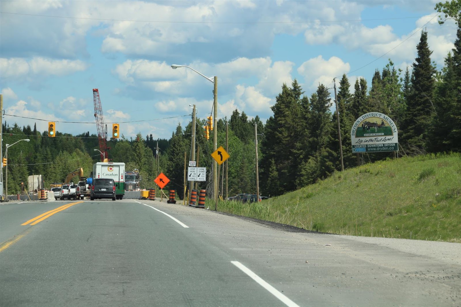 Skid and Sandy On The Road Thunder Bay Ontario to Winnipeg Manitoba