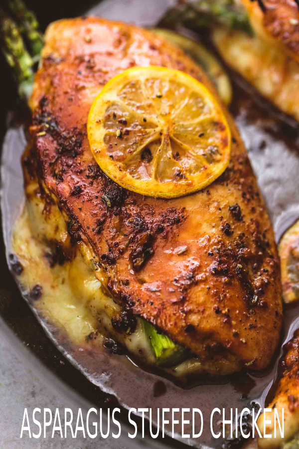 ASPARAGUS STUFFED CHICKEN happy cook