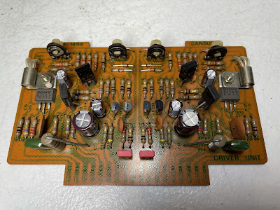 Sansui 661_Driver Circuit Board F-1499A_after servicing