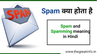 Spam meaning in Hindi