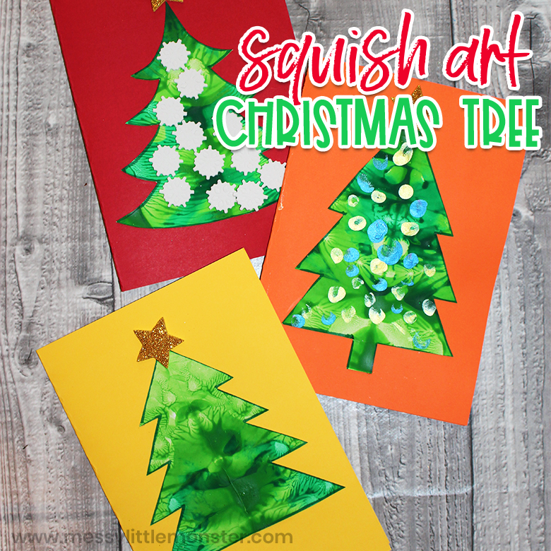 christmas tree art activities for kids