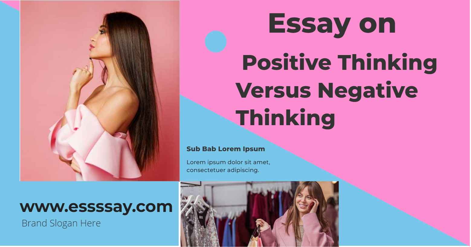 essay on positive and negative thinking