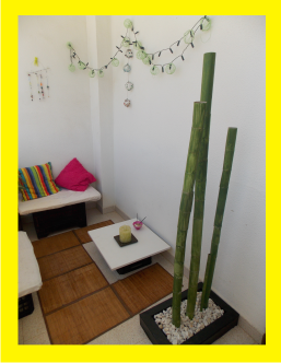 Bambú de tubos de cartón - Reciclaje