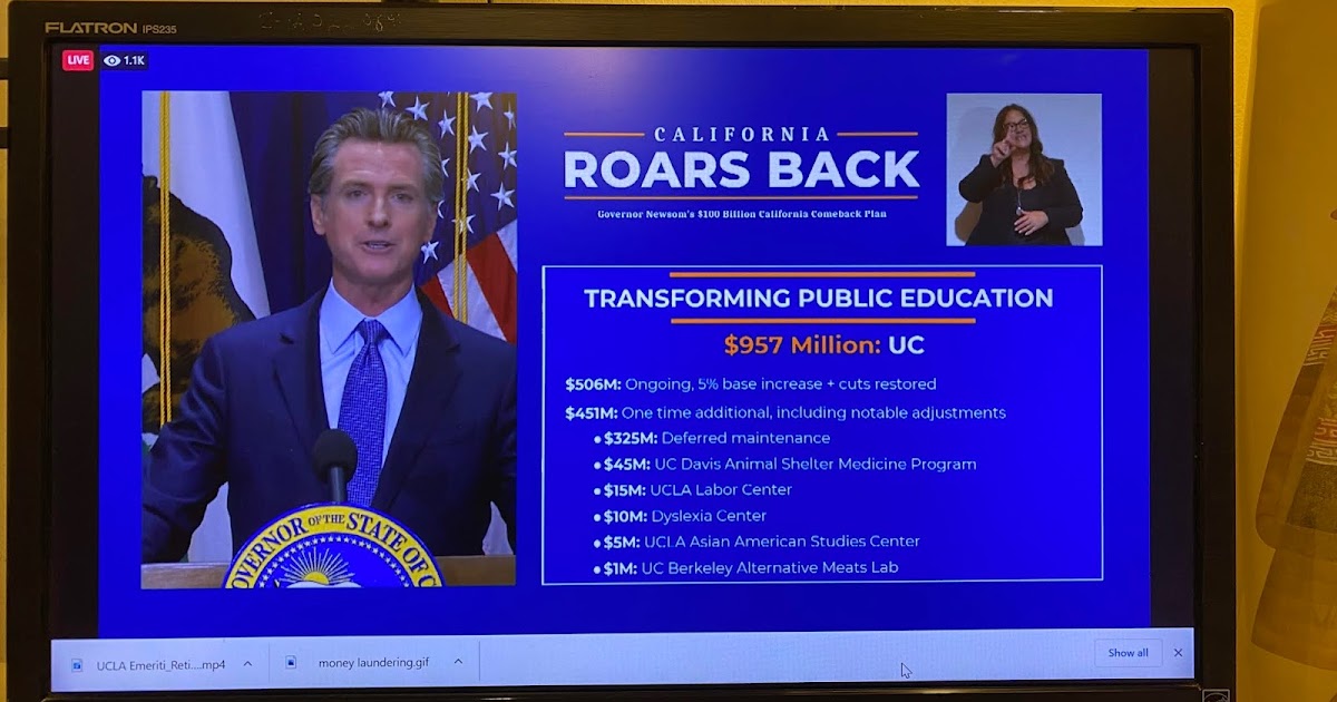 UCLA Faculty Association Initial Analysis of Governor's May Revise