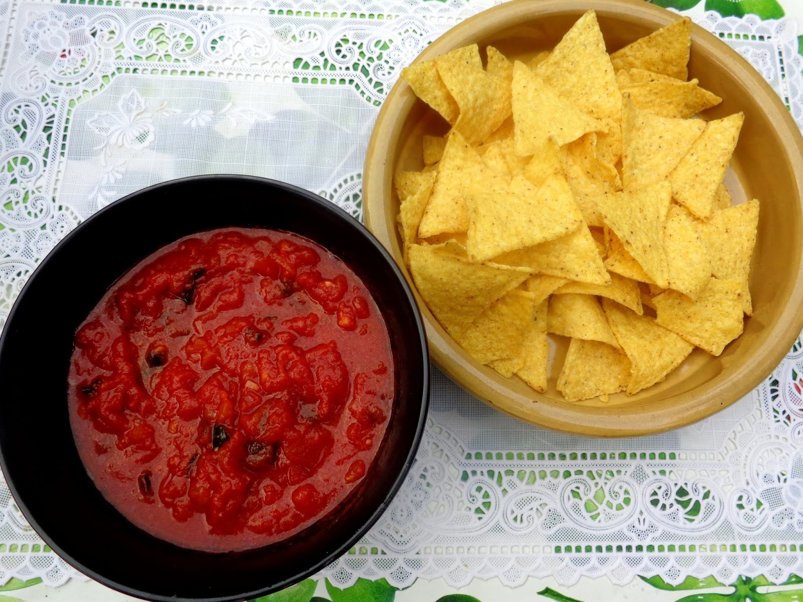 Wat ik gegeten heb Simpele Salsa van Nigella Lawson met Tomaten uit blik