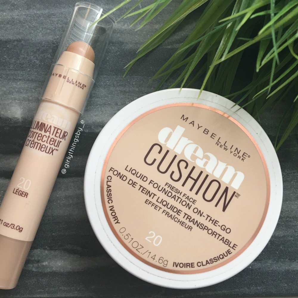 Maybelline Dream Cushion Foundation + Brightening Creamy Concealer