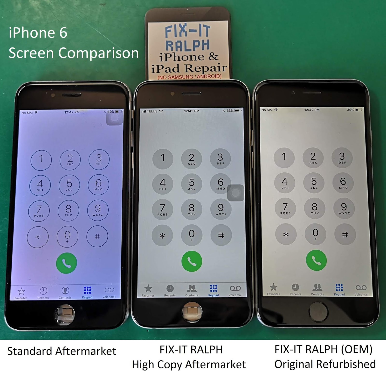 bad lcd screen iphone factory