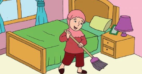 Contoh Karangan Bahasa Arab Tentang Kegiatan di Rumah dan