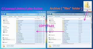 Installieren Sie PHP-Fusion 7 PHP CMS unter Windows XAMPP Tutorial 5