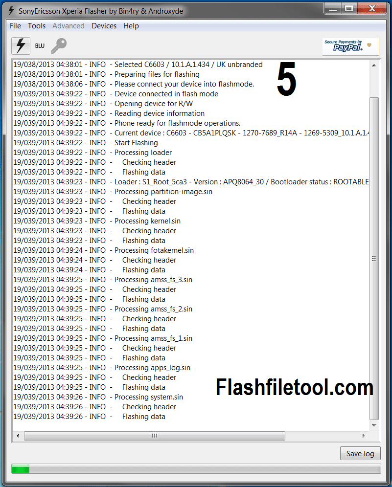 flash sony xperia via Androxyde