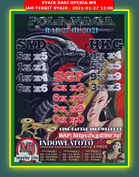 PREDIKSI SGP YOHII