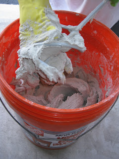 mixed mortar