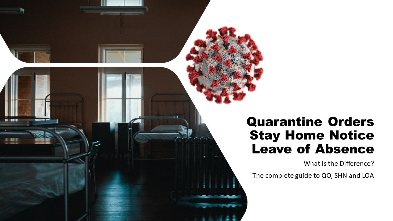 Quarantine Orders, Stay Home Notice, Leave of Absence Guide What is