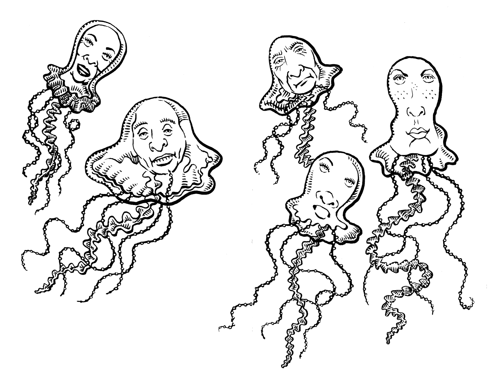 Don Moyer Sketchbook What’s the plural of jellyfish?