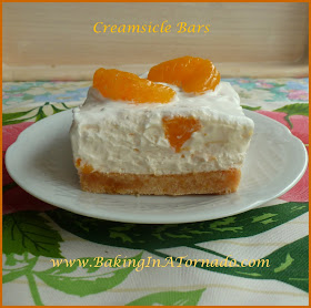 Creamsicle Bars | www.BakingInATornado.com | #recipe #dessert #bake