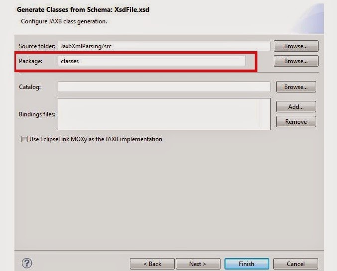 XML/Json Parsing in Java: XML parsing using JAX-B