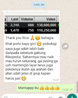 Portofolio Rikopedia dan testimoni member