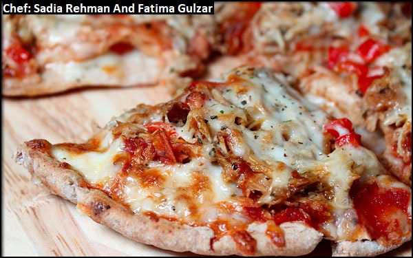 Chicken And Cheese Stuffer Pizza Recipe