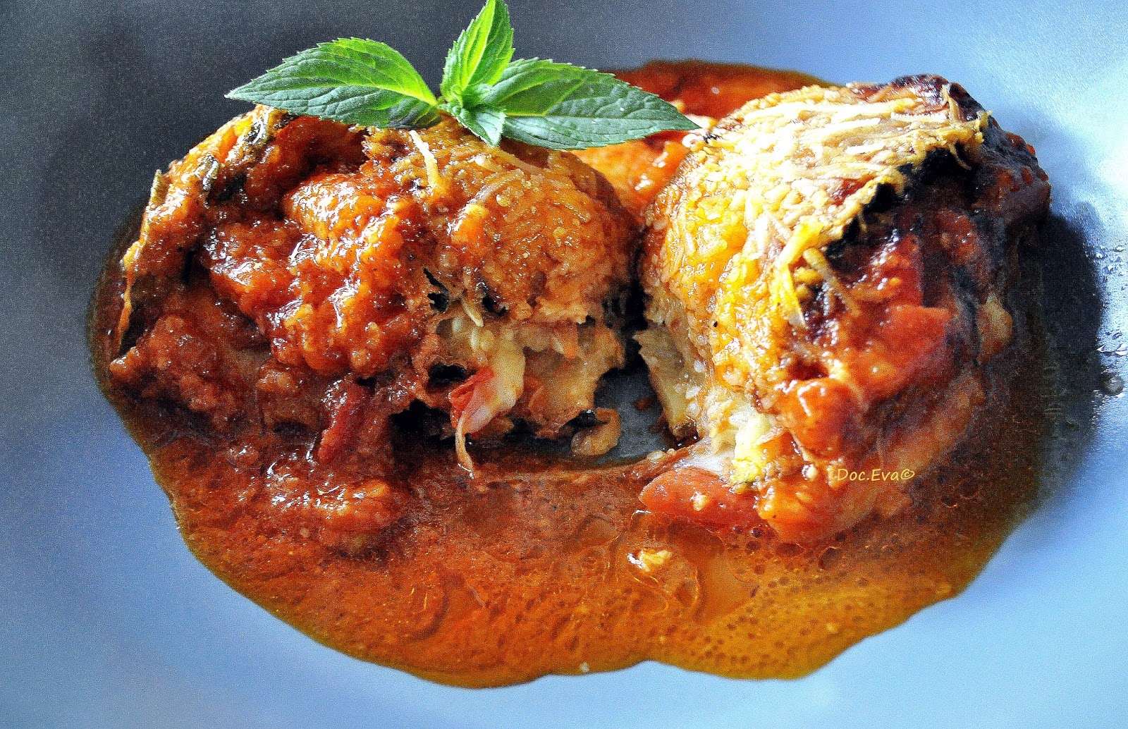 Zucchini parmigiana Art