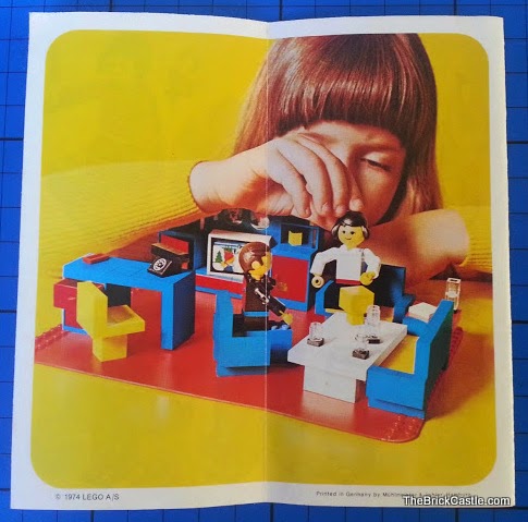 LEGO 1974 leaflet new kitchen bricks