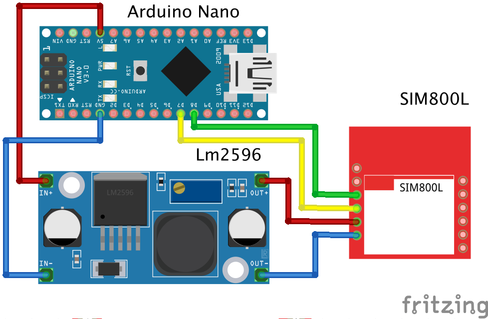 Simple Arduino Sim800l Circuit - Reyjewish Electronic