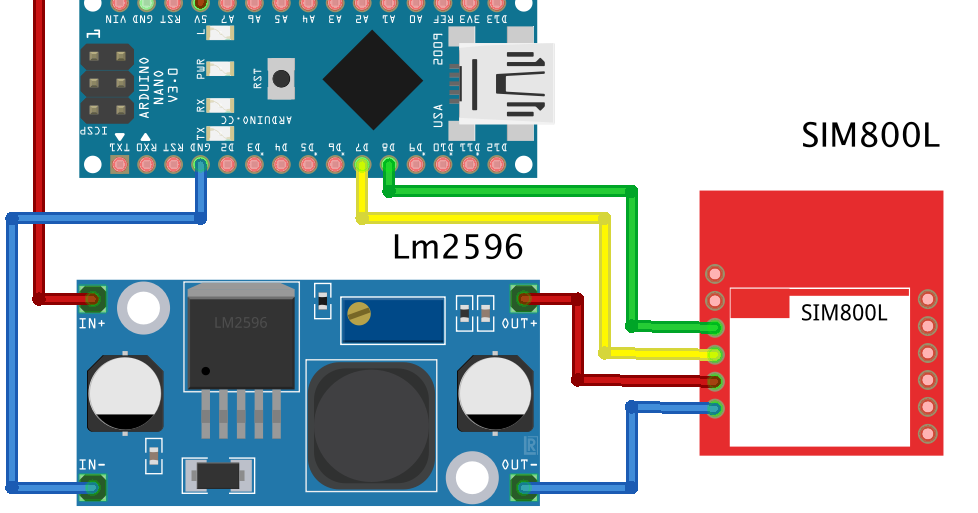 Simple Arduino Sim800l Circuit - Reyjewish Electronic