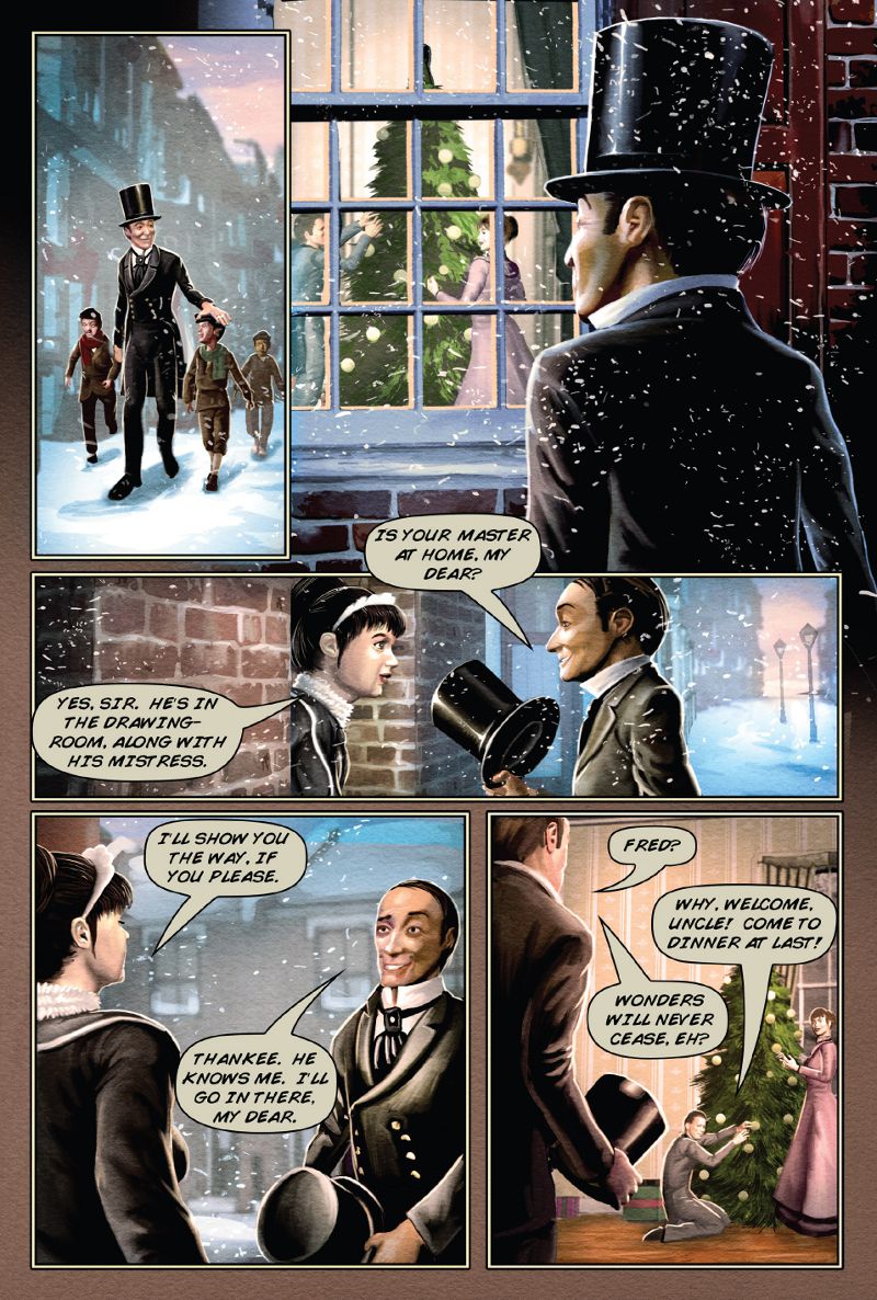 Read page 55 of A Christmas Carol graphic novel