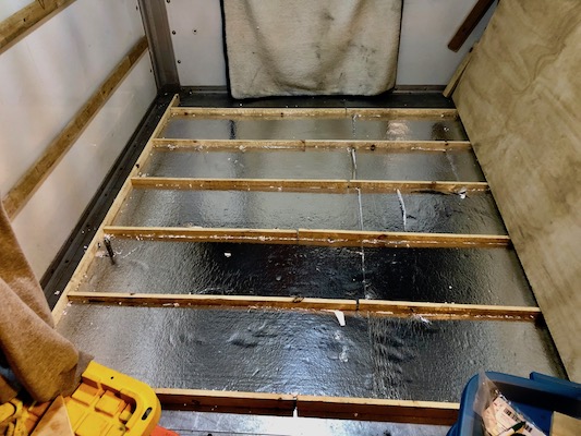 The Adventures Of Tioga And George Vinyl Flooring Arrived